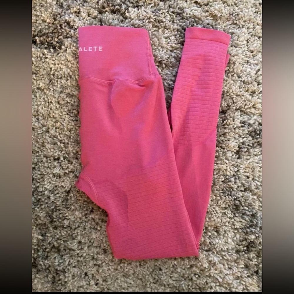 pink alphalete leggings
